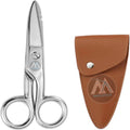 Professional Forged Stainless Steel 5-1/5 Inch Heavy Duty Electrician Scissors Industrial Stripping Telecom Hair Extension Tools