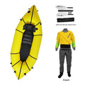 Custom Size & Color Inflatable TPU Raft-Lightweight Backpack Kayak for Drifting & Outdoor Learning & Fun 1 Person