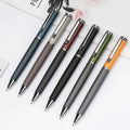 Morandi Colors Metal Ballpoint Pens 1.0mm/0.5mm Logo Promotional Signature Pens Twist Action Laser Engraving for Corporate