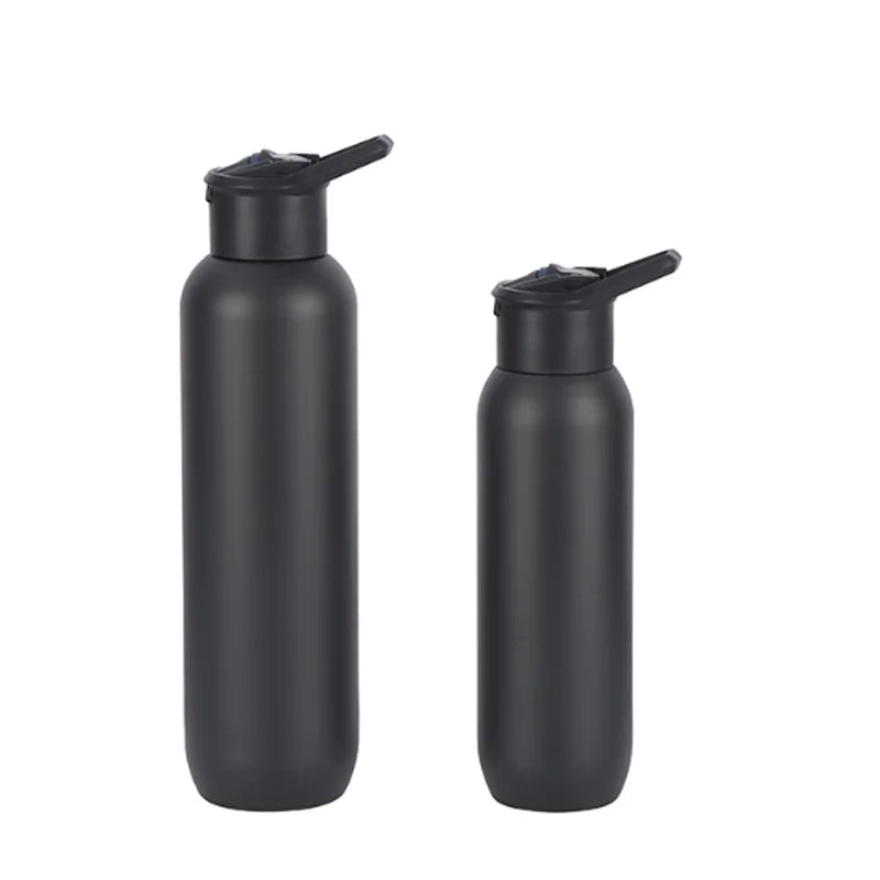304 Stainless Steel Modern Vacuum Thermos Cup 6-12 Hours Thermal Insulation Hand Grip Portable Sports Kettle Straw Large