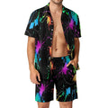 Men's Formal Summer Beach Wear Set Quick Dry Breathable Hawaiian Style Sublimation Print Thermal 100% Cotton Wholesale Rate