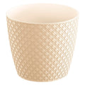 ORIENT 5.4L. flower pot dimensions (mm) 218x218x193 Cream color