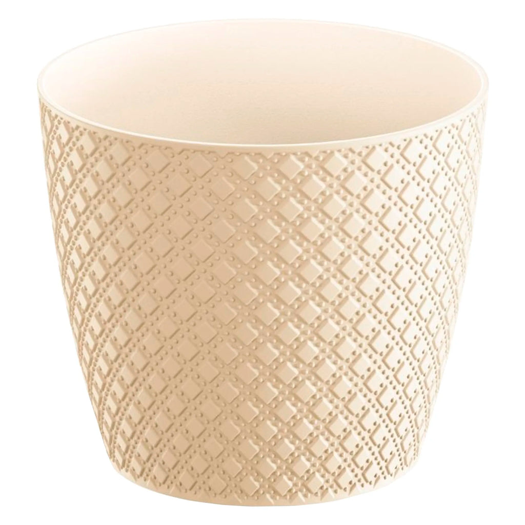 ORIENT 5.4L. flower pot dimensions (mm) 218x218x193 Cream color