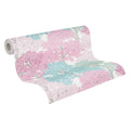 Made in Germany - Luxury Wallpaper rolls Forest Pink Blue White Brown Non Woven Contract Wallpaper Flowers - 1005 x 053 m
