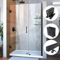 Heavy-duty Stainless Steel Shower Door Hinges Glass Door Handles Bathroom Shower Enclosure Hardware Direct Sales.