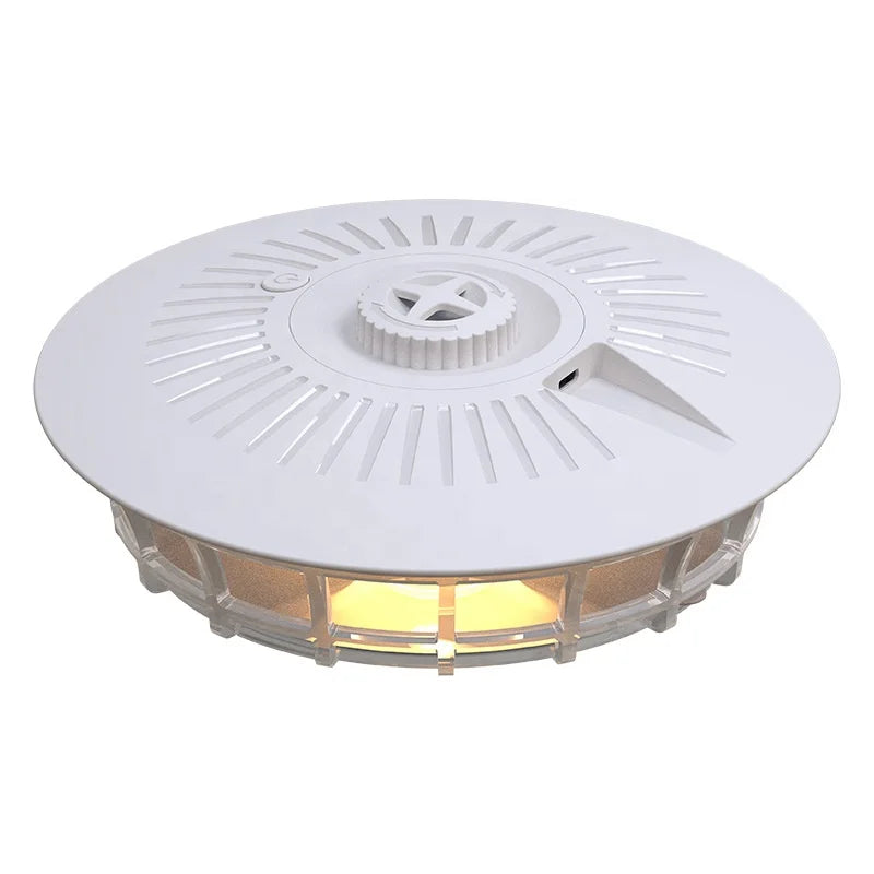 Household Flea Trap for Indoor Pest Control Clearing Fleas and Mosquitoes with Clear Lure Light and Sticky Surface
