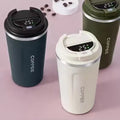 Logo 510ml 17oz Portable Double Vacuum Thermos LED Cup Smart Temperature 304 Stainless Steel Mug Coffee Tumbler Vacuum Flasks
