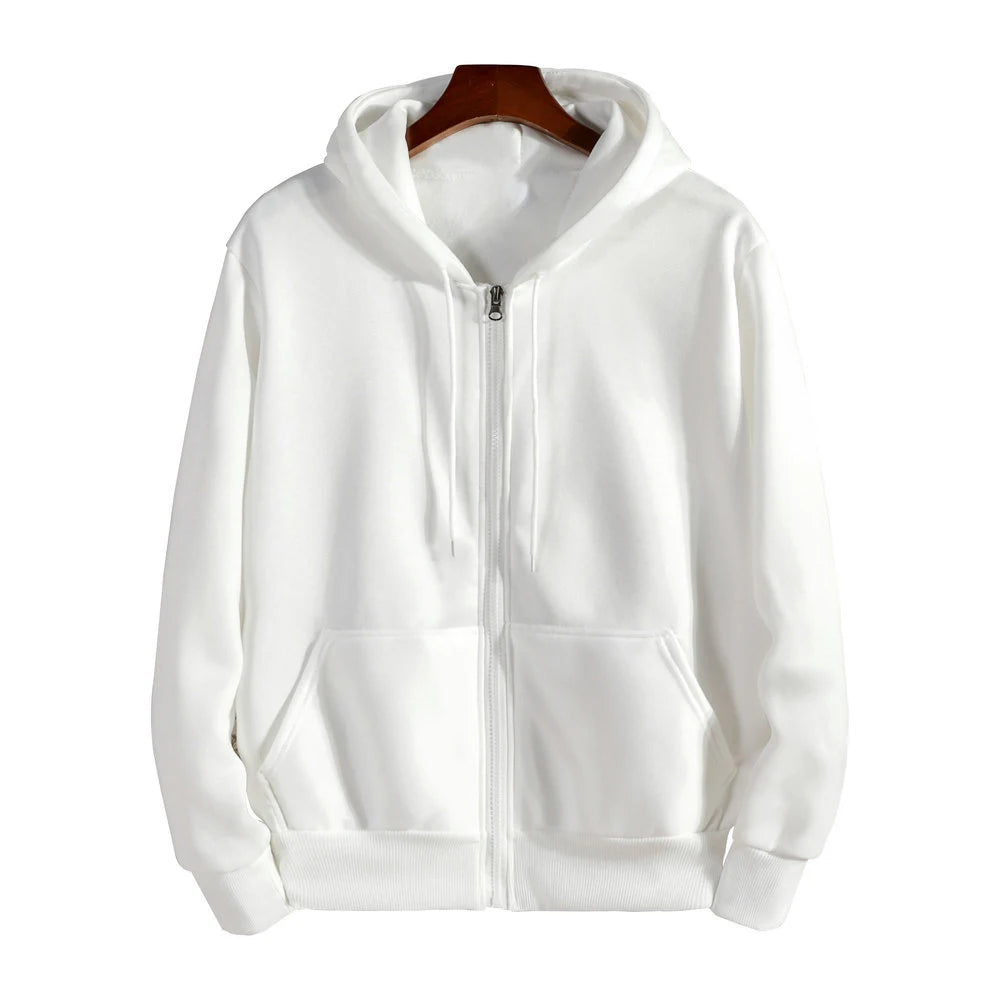OEM Customized Logo Design men and women casual sports drop shoulder tops loose large size zipper sports hooded sweatshirt MegaBDM