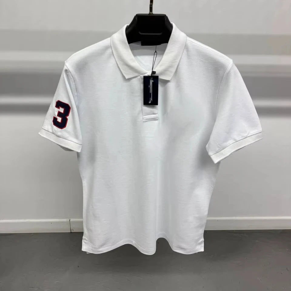 Plain Men's 100% Cotton Woven T-Shirt Short Sleeve V-neck Casual Breathable Eco-Friendly OEM ODM Custom Logo Front Private Label