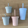 Different Volume Single Wall Double Wall 304 Stainless Steel Cup Non Spill High Quality Portable Travel Kids Stainless Steel Cup