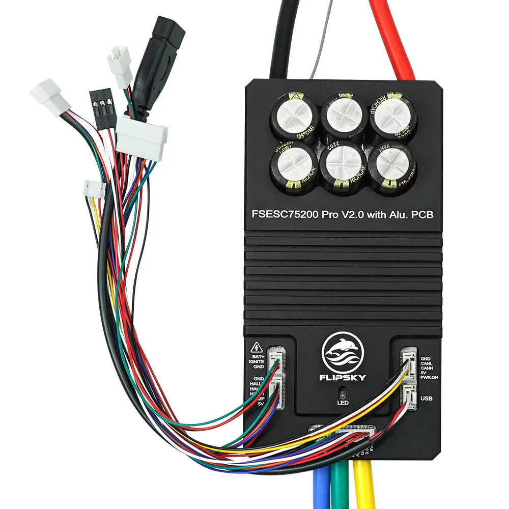 200A Flipsky 75200 Pro V2.0 With Aluminum PCB Based on VESC for Electric Skateboard / Electric Scooter / Ebike Speed Controller