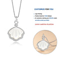 FDXZ-066 Exquisite Silver Shell Shape Pendant Necklace for Women Fashion Personality Daily Accessory Party Jewelry Birthday Gift