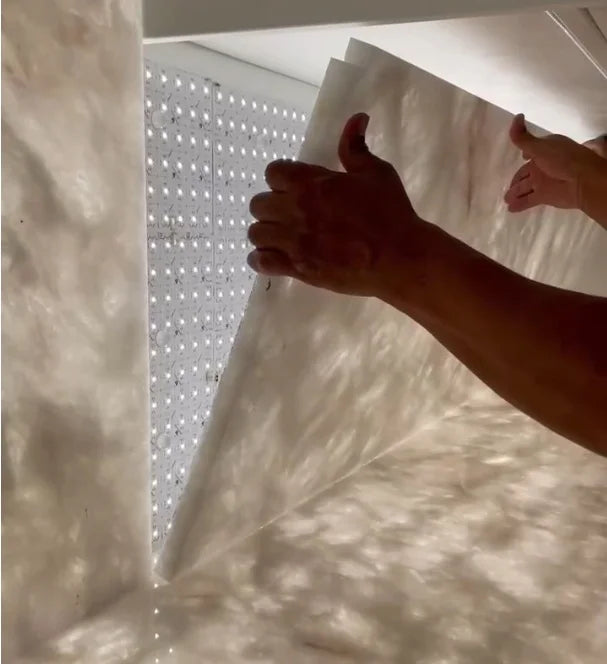 Flexible LED Light Sheets DC24V Warm White Cold White LED Panel Sheet for Marble Back Lighting Box
