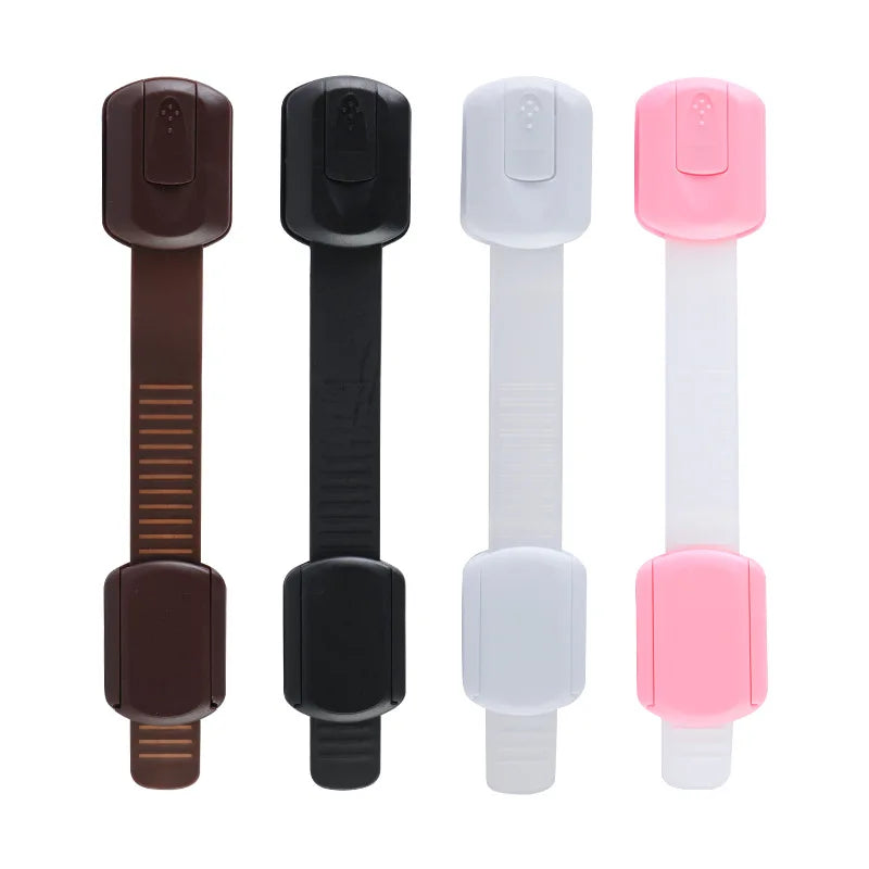 Straps Locks - Childproofing Baby Proofing Cabinet Latches for Drawers Fridge Dishwasher Toilet Seat