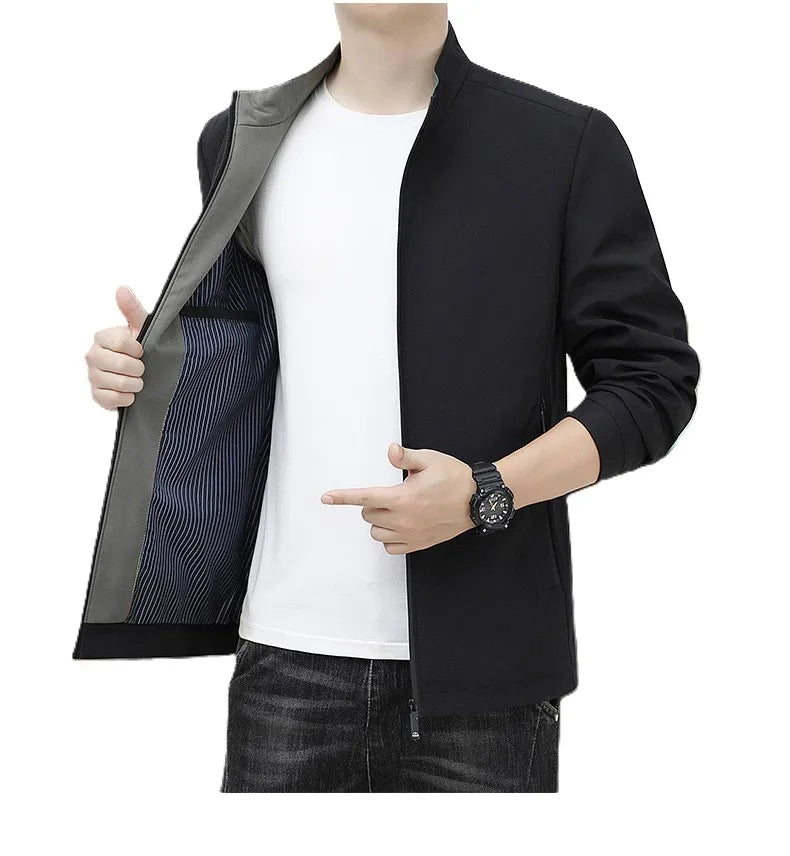 Bangladesh China Factory Price Hot Selling Men's Light Luxury Jacket Business Casual Windproof Jacket Executive Coat Jacket