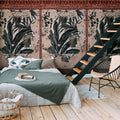 Germany Photo Wallpaper Murals Graffiti Brown Beige Non Woven Vinyl Wall Mural Modern Removable Bedroom Hospital Bulk 0.53x8.80m