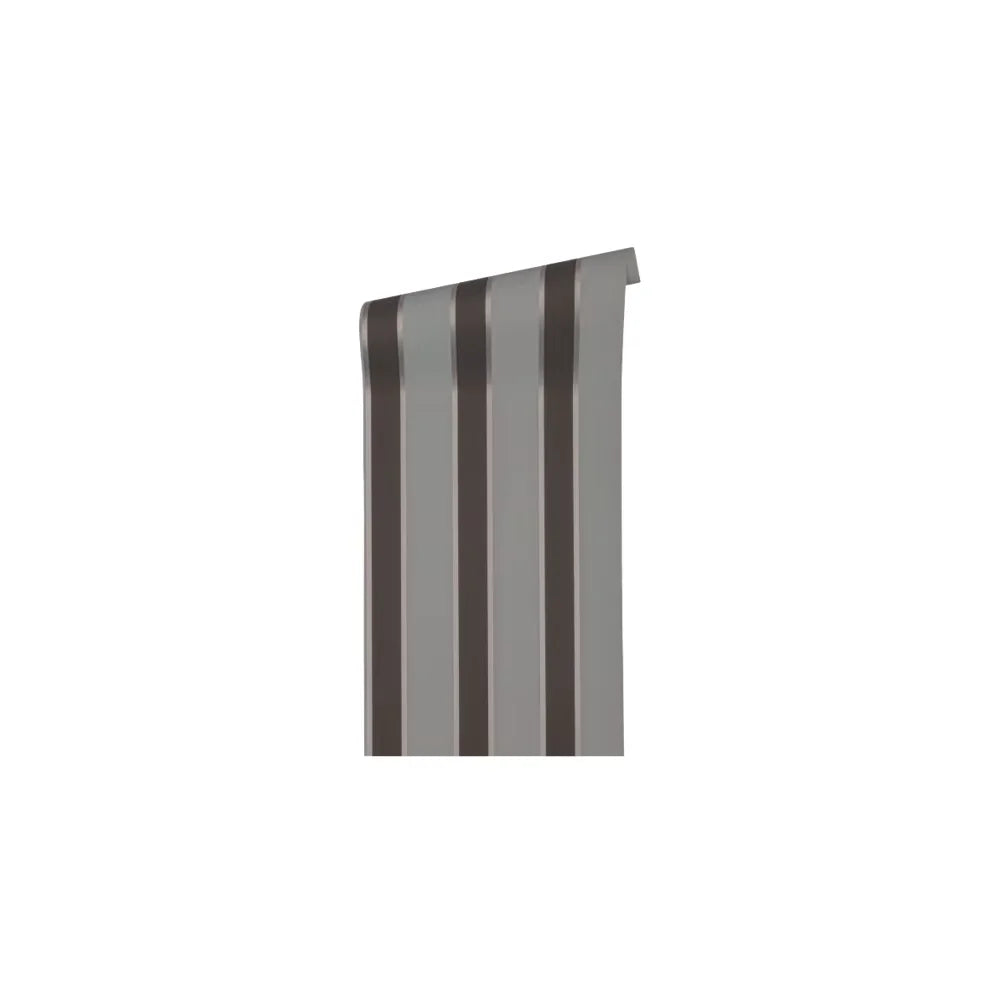Made in Germany - Luxury Wallpaper rolls Stripes Grey Silver Black Non Woven Contract Wallpaper for Hotel - 1005 x 053 m3 m