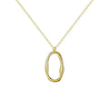 2023 Wholesale Ins New Fashion Fine Jewelry 925 Sterling Silver 18k Gold Plated Custom Pendant Chainfor Women Necklaces
