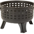 New Design Bbq Patio Backyard Garden Picnic Bbq Grill Basket Round Portable Camping Fire Pit