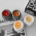 OEM 3D Cylinder Resin elk pattern bottle Mold for Candle Home Decoratecandle making Soy Wax Candles Plaster Craft Ornaments