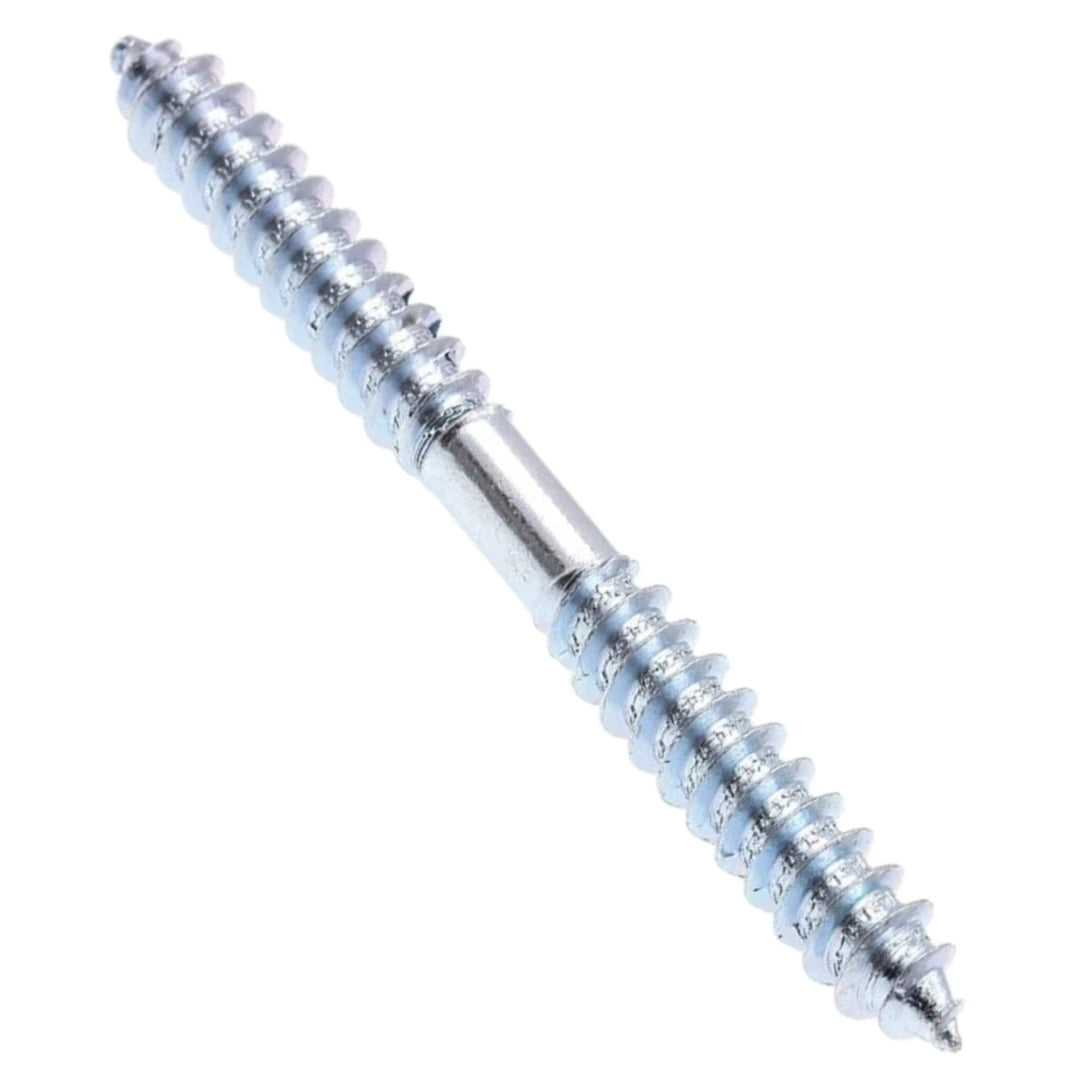 Jintai Woodworking Furniture Connector Carbon Steel Zinc Plated Customized Double End Dowel