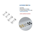 LE134 Minimalist 925 Sterling Silver Tiny Geometric Barbell Wholesale Fashion Jewelry Gold Plated Screw Back Earring Women Men