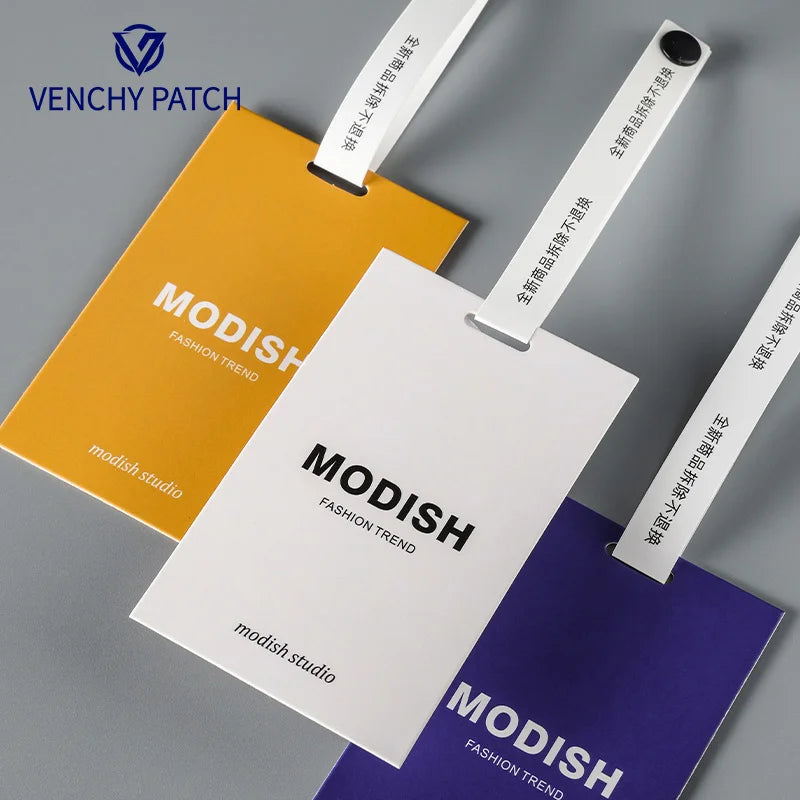 Best Selling Brand Logo Custom Clothing Labels Clothing Tags Customized Hang Tags Custom Price Tag Thank You Card