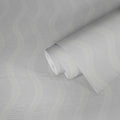 Made in Germany Coatable White Non-Woven Vinyl Wallpaper Rolls 25000 X 1060 mm Custom Paintable for Living Room Application