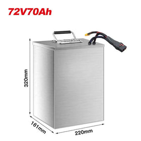 LifePo4 48V 60V 72V Lithium Ion Battery Pack with BMS for Electric Bikes/Motorcycles/Golf Carts-120Ah 6000 Cycles