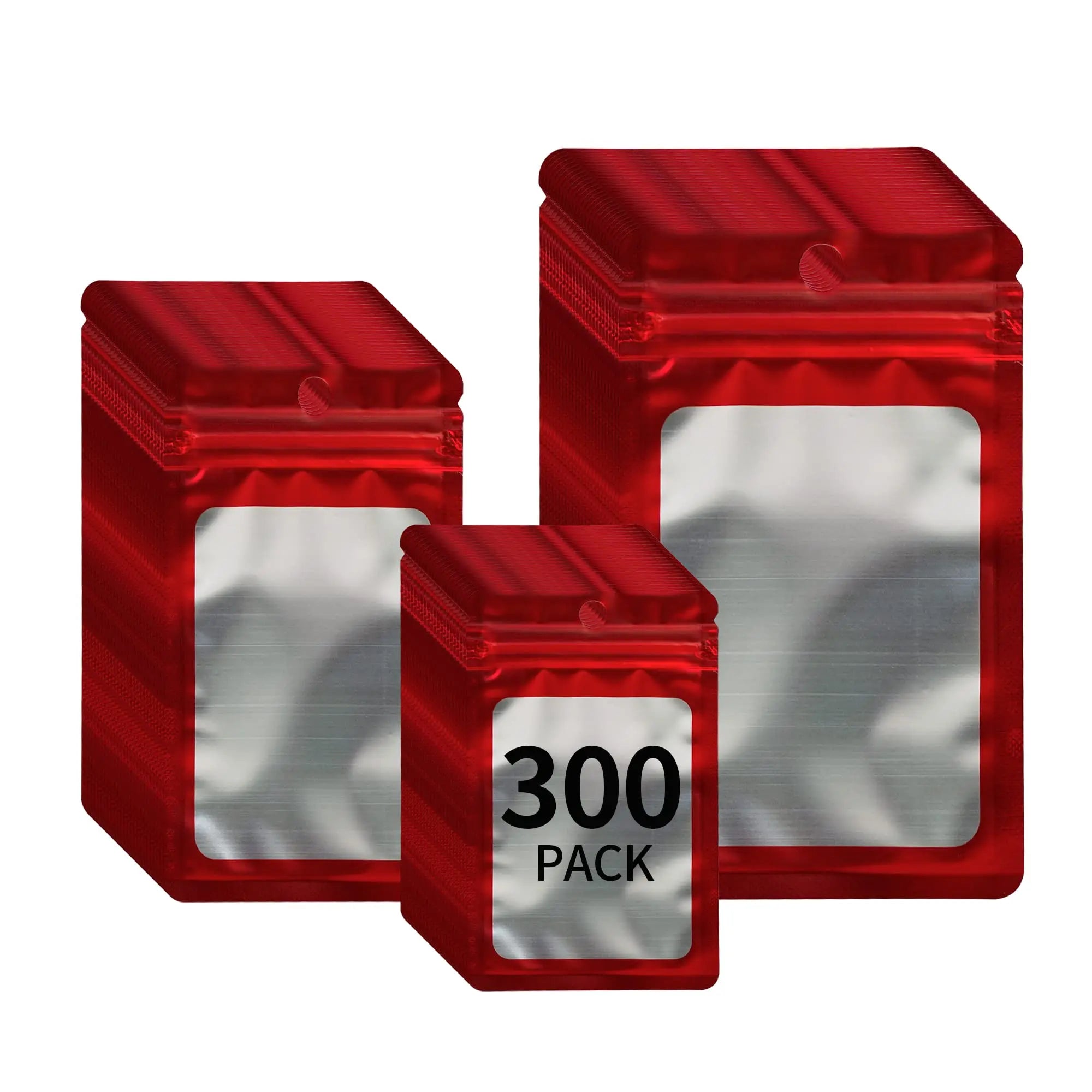 Matte Ziplock Packaging Bag with Clear Window Resealable Mylar Bags for Coffee Snacks Custom Logo Wholesale Fast Shipping