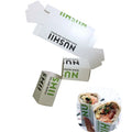 Recyclable Eco-friendly Paper Takeaway Hexagon Food Packaging for Burritos Wrap Taco Burrito Box Packaging MegaBDM