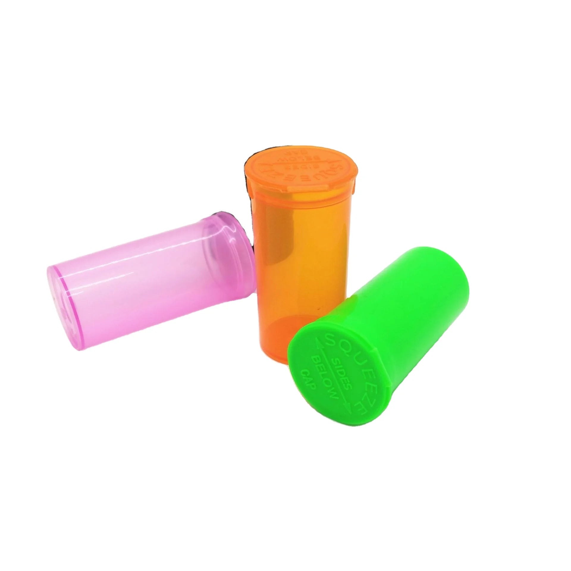 Your Logo Printing 6dr 13dr 19 Dram 30dr 60dr 90dr Pop Top Vial/Bottle/Tube Smell Proof Container