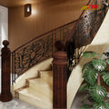 Luxury Modern Iron Staircase Railings with Stylish Handrails Enhance Your Home's Interior with Artistic Design Reliable Safety