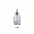 30ml 50ml Essence Liquid Glass Dropper Transparent Press Dropper Dispensing Bottle