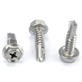 Stainless Steel 410 Sheet Metal Phillips Hex Head Stainless Steel Self Drilling Screws
