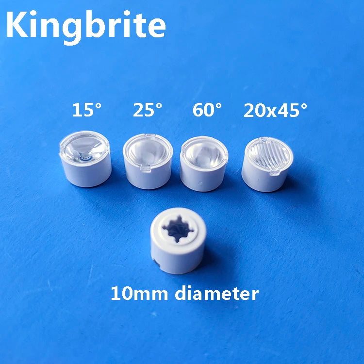 Spot Light 6.9MM Mini Size TIR Optics Plano-Convex PMMA 3535 Led Lens 15 Degree Narrow Angle with Holder and Tape