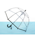 Manufacturer Travel Long Logo Beach Garden Custom Clear Wholesale Transparent Outdoor Umbrella