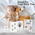 Newborn Baby & Pet Inkless Handprint & Footprint Kit-Handmade Laser Engraving A5 Size Perfect Home Decor Frame