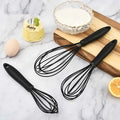 Multifunctional Silicone Quick Twist Push Whisk Tool Round End Handed Coffee Hand Mixer Manual Egg Beater
