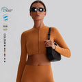SHINBENE Recycled Polyester Breathable Plus Size Zip up Long Sleeve Regular Fit Sustainable Running Track Jacket