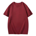 OEM Custom Embroidery Print Logo Design Combed Pure Cotton Round Neck 180g T-shirt Men and Women Bottoming t Shirt