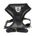 Hot Sell Easy Control Breathable Adjustable Soft Mesh Cat Leash and Chest Harness Set MegaBDM