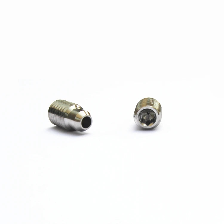 UHP Hydro Blasting Nozzle Thread M10 Silver Waterjet Spray Washing Cleaning Nozzle High Pressure Water Jet Clean Washer Nozzle