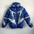 OEM High Street Style Men's Quilted Oversized Puffer Jackets Canvas Coats Winter Front Logo New Arrival Custom Designer