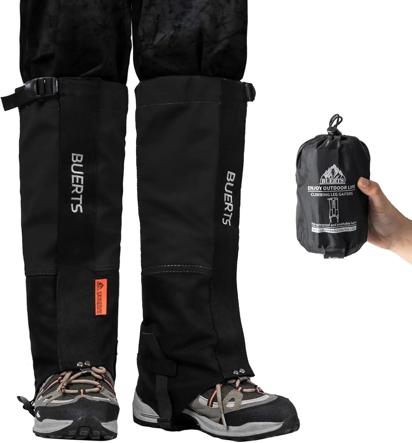 Hot Sell Waterproof Portable Lightweight Warm Legging Gaiter Camping Hiking Ski Boot Travel Shoes Snow Hunting Climbing