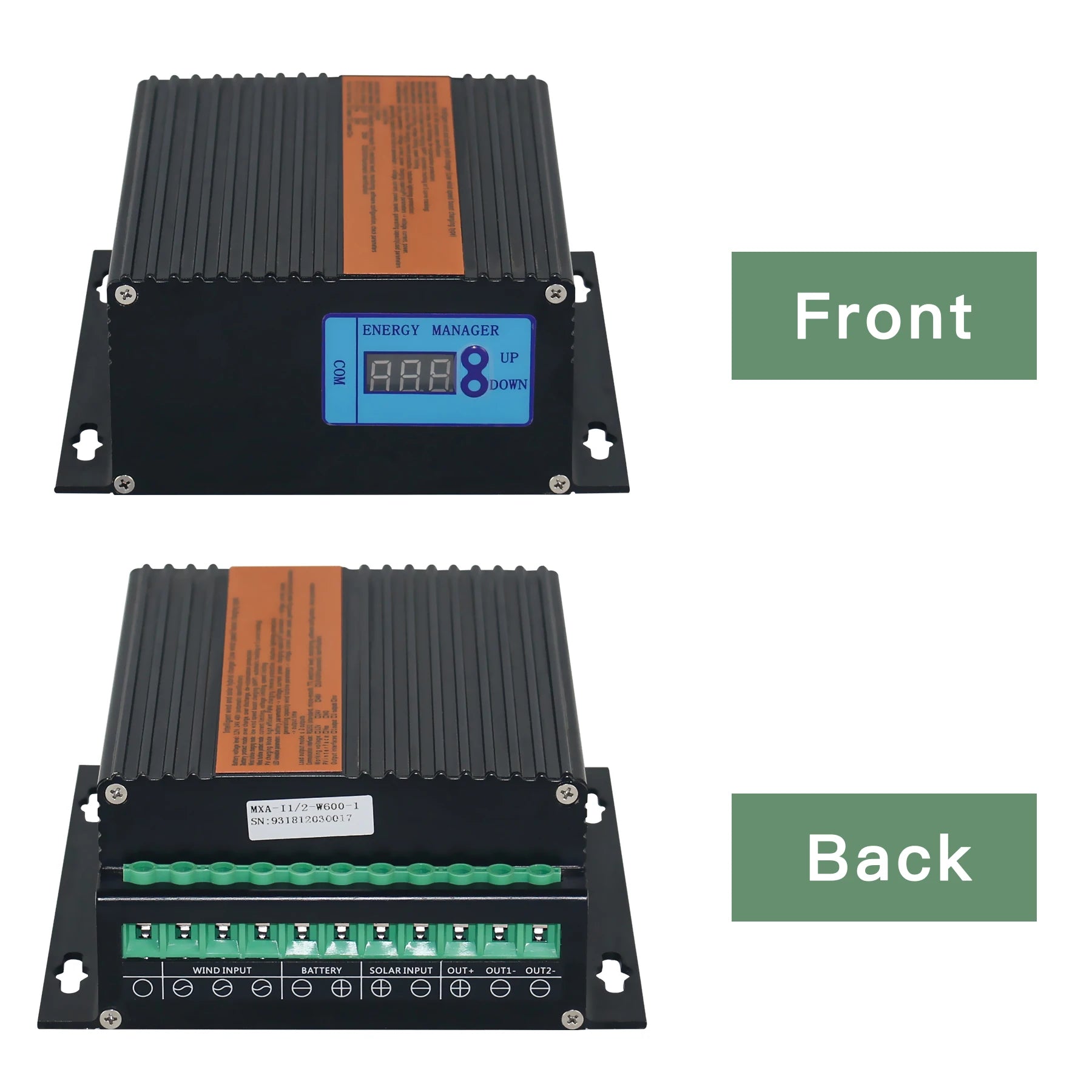 Polish Stock 600W 48V Hybrid MPPT Charge Controller Wind Solar Hybrid System Off Grid Controller Regulator for Dynamo Generator