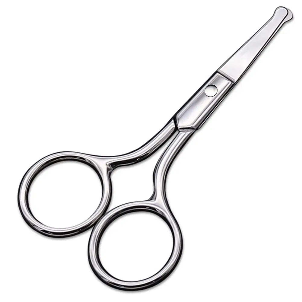 Professional Grooming Scissors Steel Small Tip Design for Hair Eyelashes Nose Eyebrow Mustache Trimming Safe for Nasal Cavity