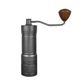 Silver Color 25G Capacity SS Conical 7 Star Burr Manual Coffee Bean Grinder Manual Grinder Coffee with Magnetic Powder Cup