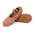EU in Stock Wholesale Flat Stretch Ballet Ballerina Slippers Flats Ballet Brown Stretch Ballet Shoes Women/Girls Dance Shoes