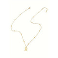 925K Silver Bulk Chain with Letter R Pendant Fine Jewelry Customizable Necklace From Turkey